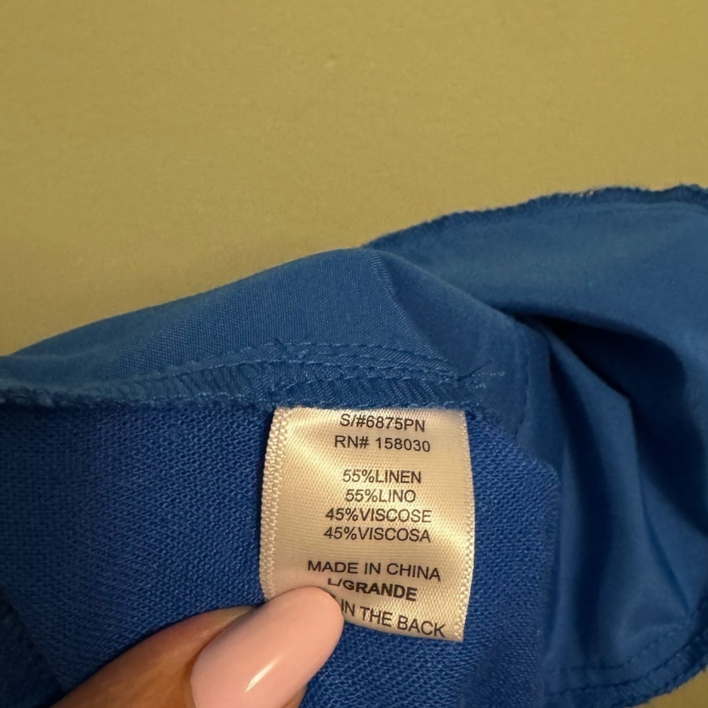 Love Tree Drawstring Chinos - Royal Blue - Picture 5 of 6
